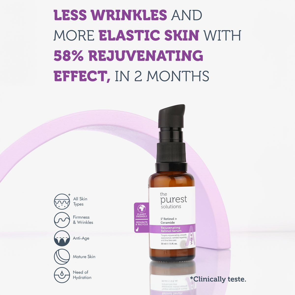 1% Retinol + Ceramide Rejuvenating Retinol Serum