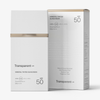Zwei weiße Verpackungen der Sonnencreme „Transparent Lab Mineral Tinted Sunscreen“ mit dezenten schwarzen und goldenen Schriftzügen und Akzenten.