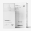 Weiße Flasche und Verpackung des „Transparent Lab PHA Soft Peeling Cleanser Mini“, mit dezentem schwarzem Text auf weißem Hintergrund.