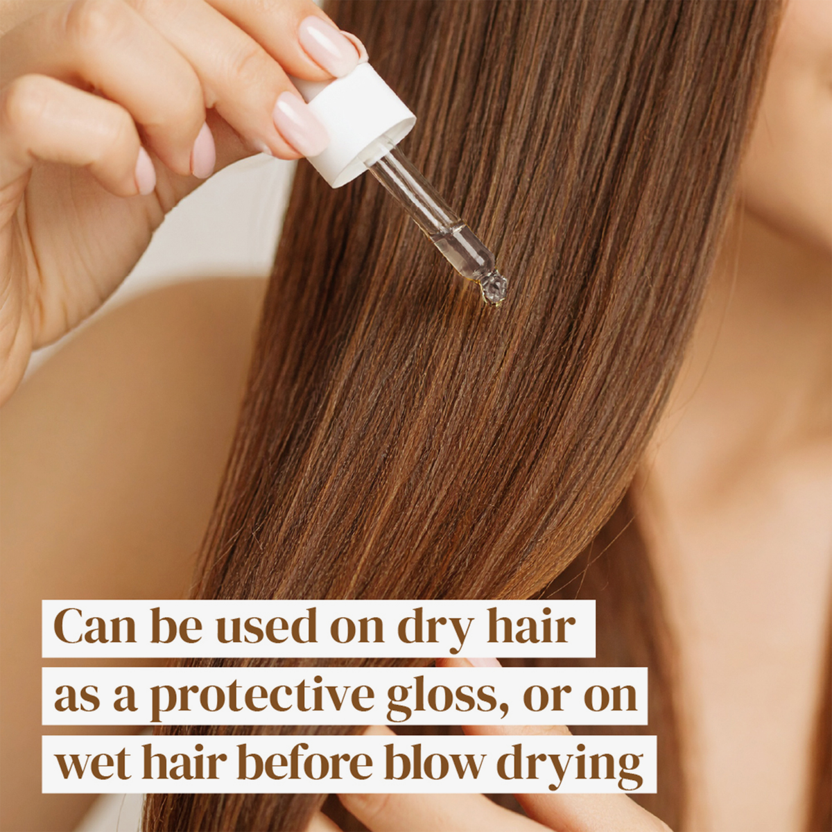 Abyssian Glow Repair Hair Glaze: Für mehr Glanz auf das trockene Haar auftragen oder vor dem Föhnen auf das nasse Haar auftragen.
