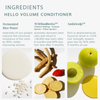 Der „Hello Volume Hair Loss Conditioner“ stärkt das Haar um 40 % und sorgt innerhalb von 6 Monaten für 38.000 neue Haare. Von Abyssian.