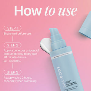 Hydrating Body Sunscreen SPF50+