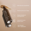 Zwei Flaschen „Bali Body Self Tan Body Serum“ à 50 ml, deren Produktvorteile auf einem beigen Hintergrund dargestellt sind.