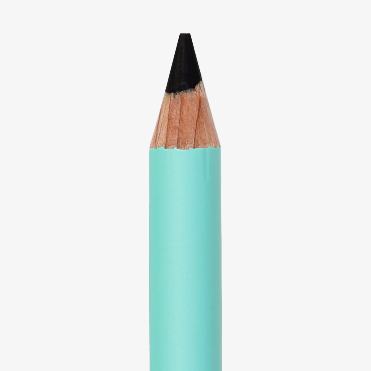 Der SWEED Satin Kohl Eye Pencil in der Farbe Teal mit schwarzer Spitze ist auf weißem Hintergrund abgebildet.
