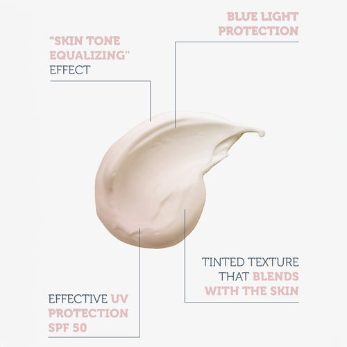 50+ SPF UVA/UVB Blemish Defense Tinted Antioxidant Protection Suncreen