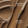 Nahaufnahme des „Bali Body Self Tan Body Serum“ (50 ml): Enthält Hyaluronsäure, Niacinamid und Ceramide mit pflegenden Eigenschaften.