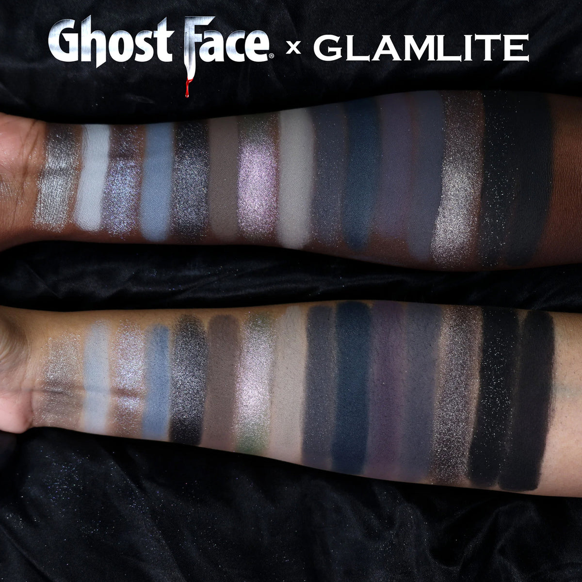 Ghost Face™ Lives x Glamlite 15 Color Palette