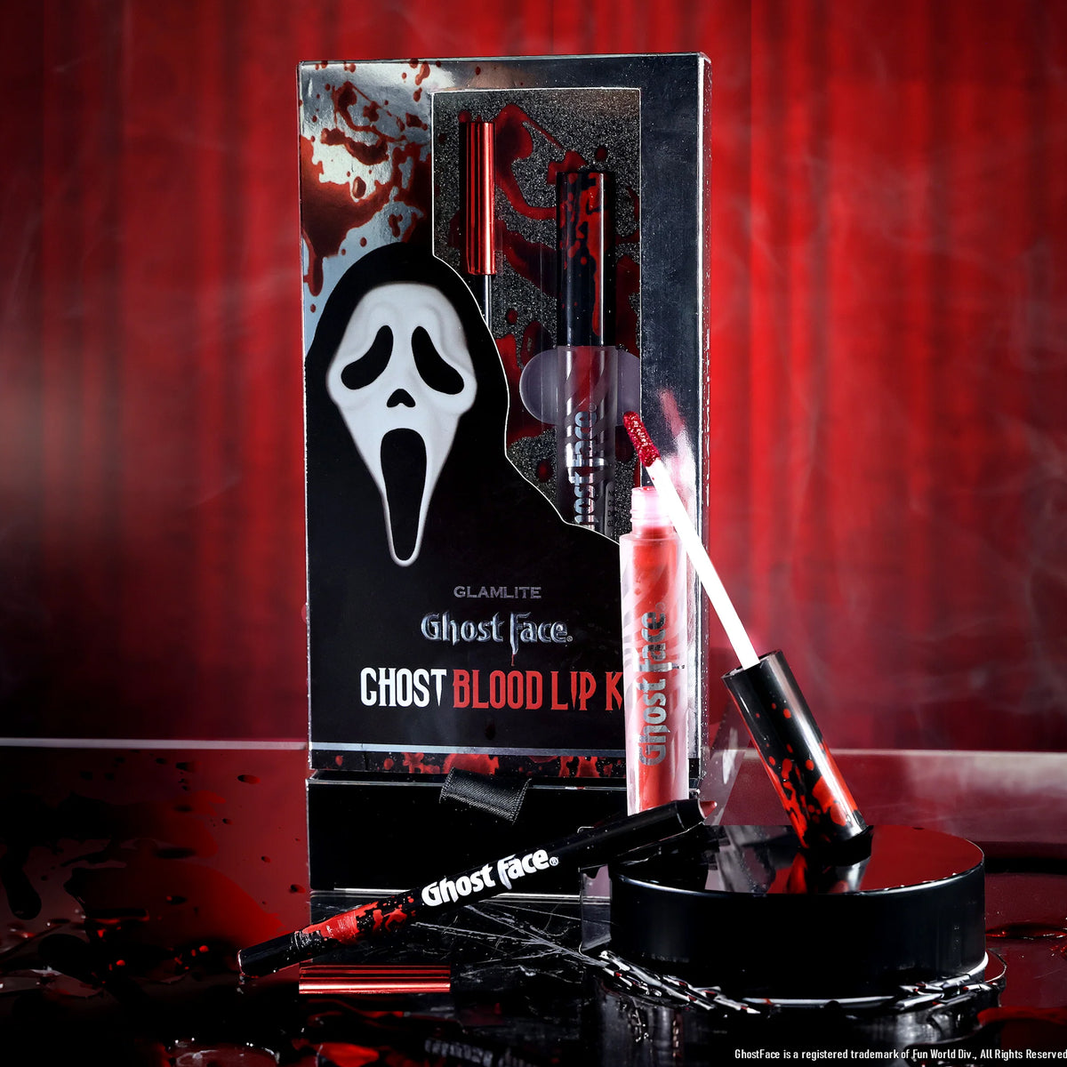 Ghost Face™ x Glamlite Blood Lip Kit