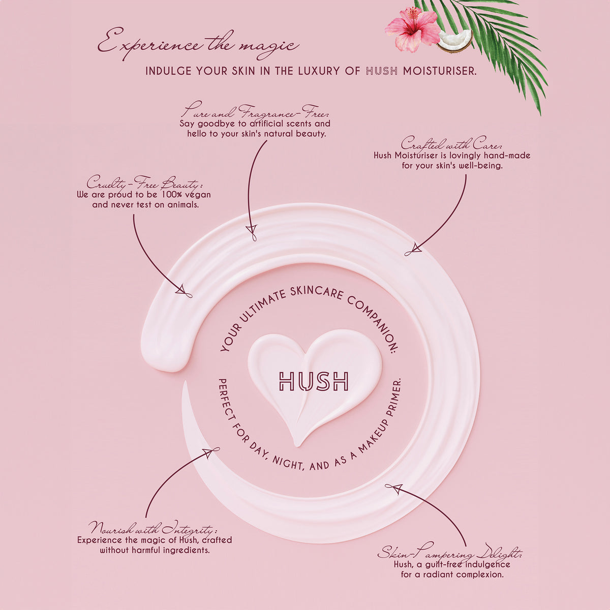 HUSH Multi-Purpose Moisturiser | Karla Cosmetics