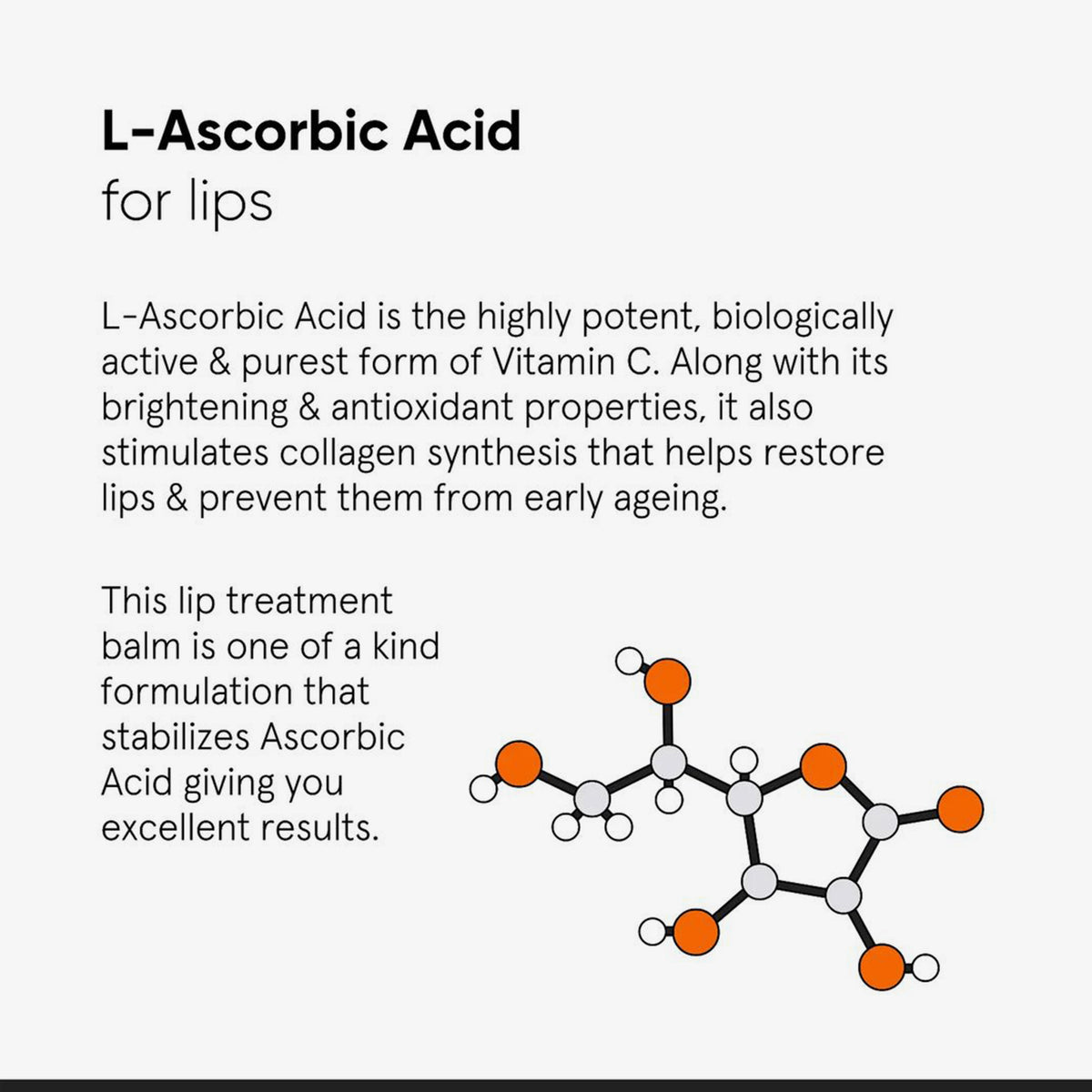 L-Ascorbic Acid 08% Lip Treatment Balm