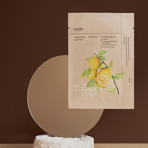 Charcoal & Yuja Bubble Mask Pong-Pong