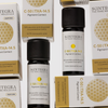 Mehrere Flaschen und Schachteln mit Skintegra C-50 I TXA-14.5 Pigment Correct sind auf einer weißen Fläche ausgestellt.