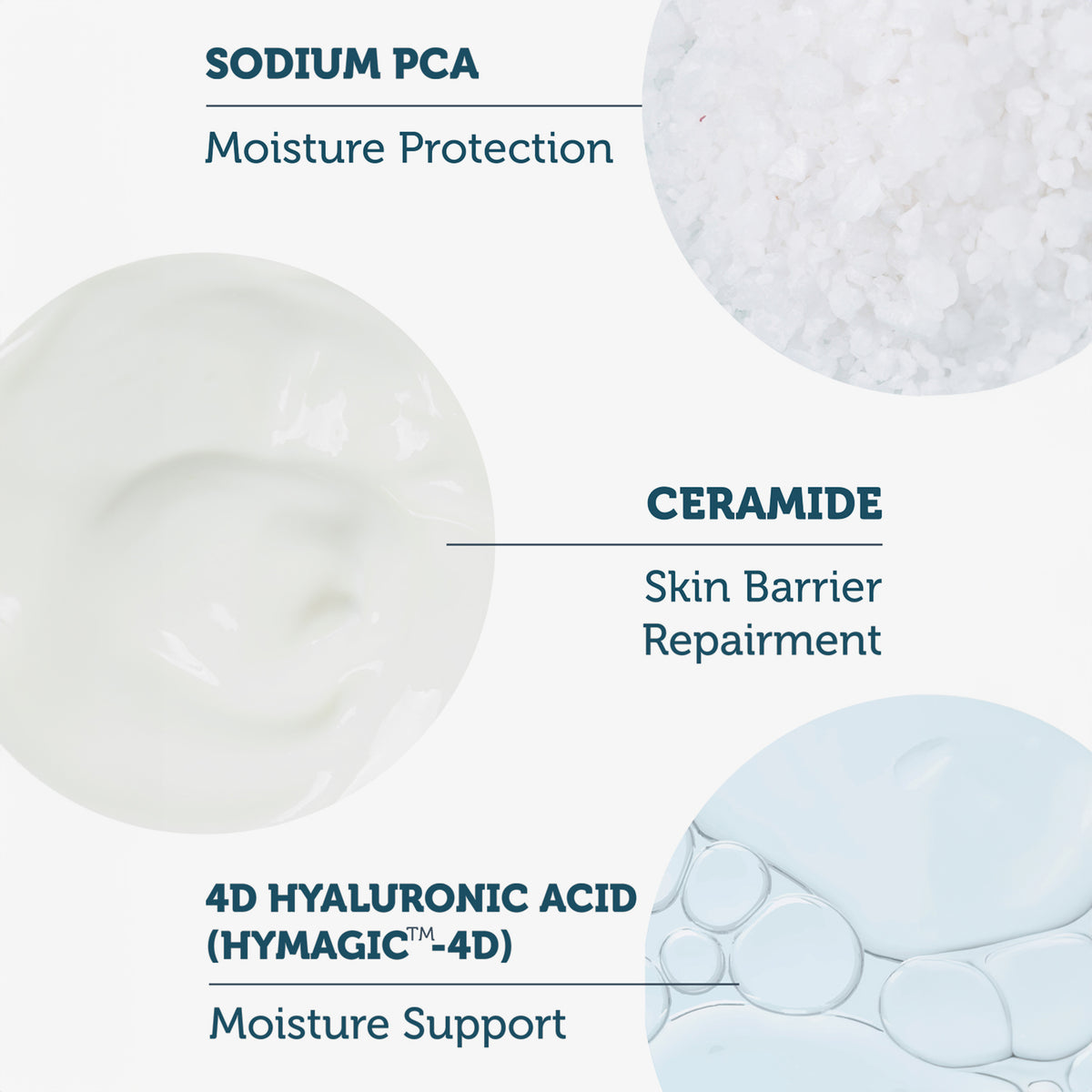 0,5% Hyaluronic Acid + 0,5% Sodium PCA + Ceramide Hydrating Gentle Facial Cleanser