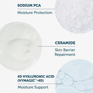 0.5% Hyaluronic Acid + 0.5% Sodium PCA + Ceramide Hydrating Gentle Facial Cleanser