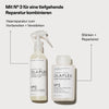 N°0 Intensive Bond Building Hair Treatmentund N°3 Hair Perfector von OLAPLEX auf weißem Hintergrund, dazu Produktvorteile.