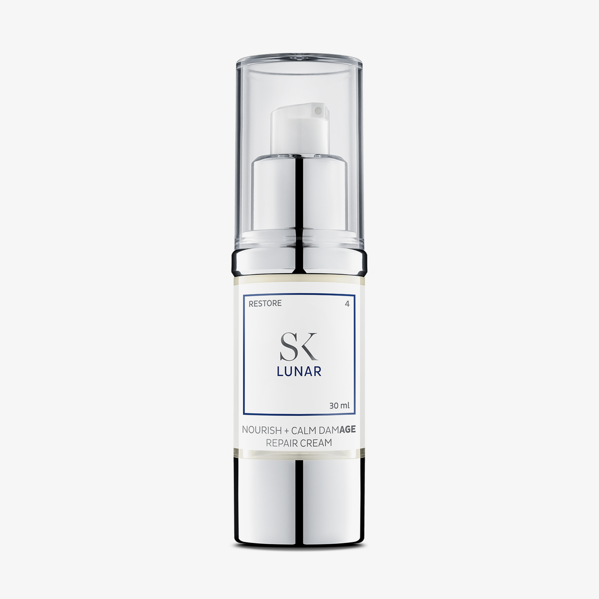 Winter Collagen Bank Set – Reparaturcreme in einer zylindrischen Pumpflasche.