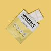 Eine geöffnete Packung der Breakout+Aid Vitamin C Mask-Gesichtsmaske.