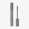 THE GLAM FEMULINE Mascara von Mesauda Beauty besteht aus einer silbernen Tube mit geometrischem Muster und einem geschwungenen Stift auf weißem Hintergrund.