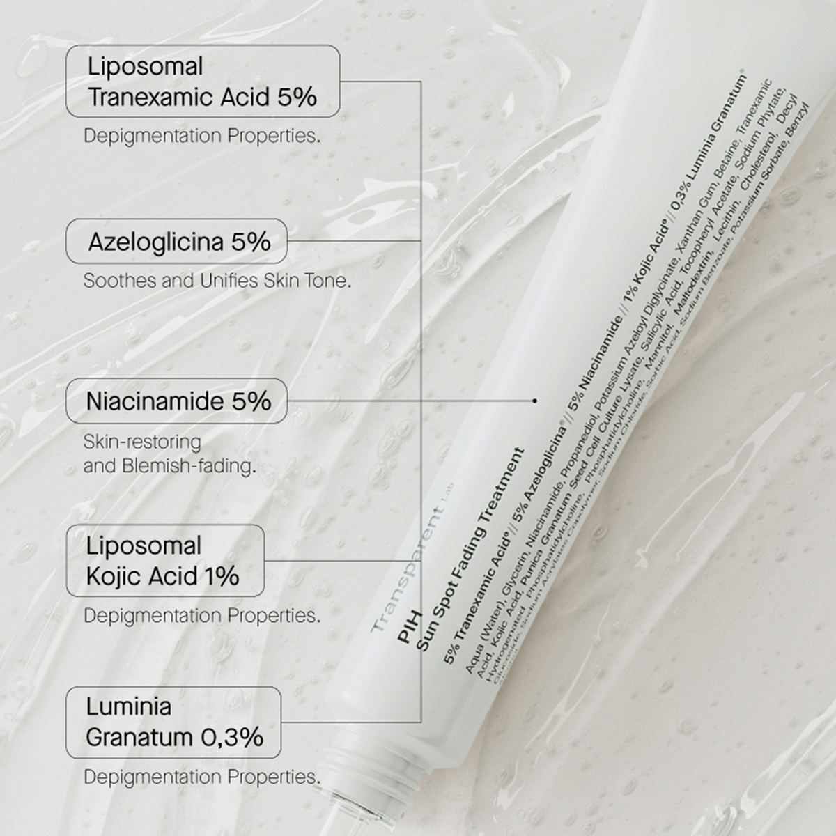 P.I.H. Sun Spot Fading Treatment | Transparent Lab