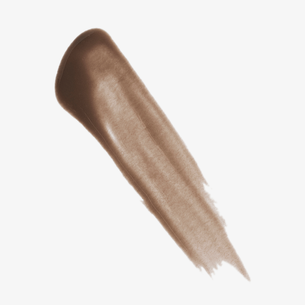 Ein kleiner Klecks der hellbraunen XLASH Brow Booster-Kosmetikcreme.