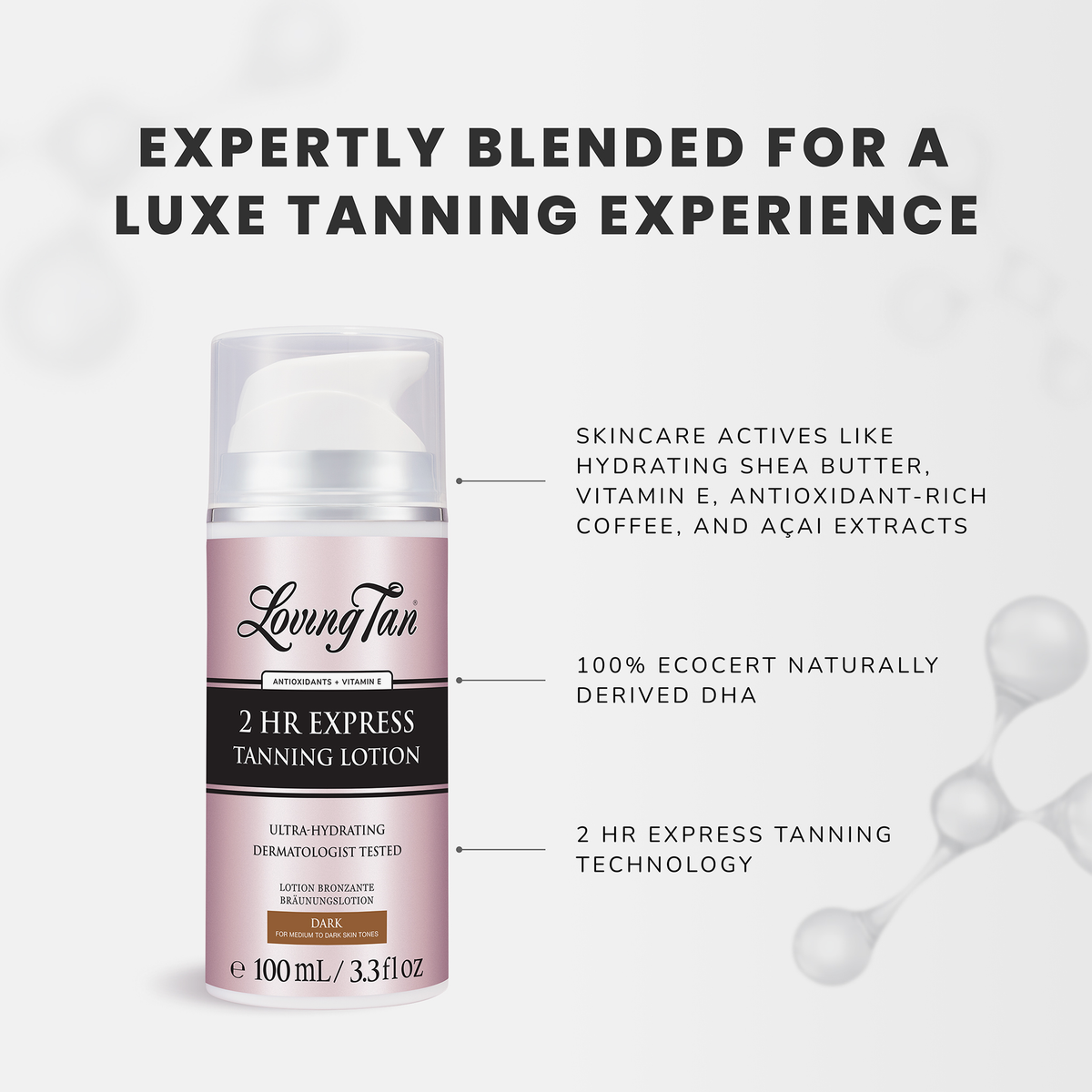 2 HR Express Tanning Lotion Dark | Loving Tan