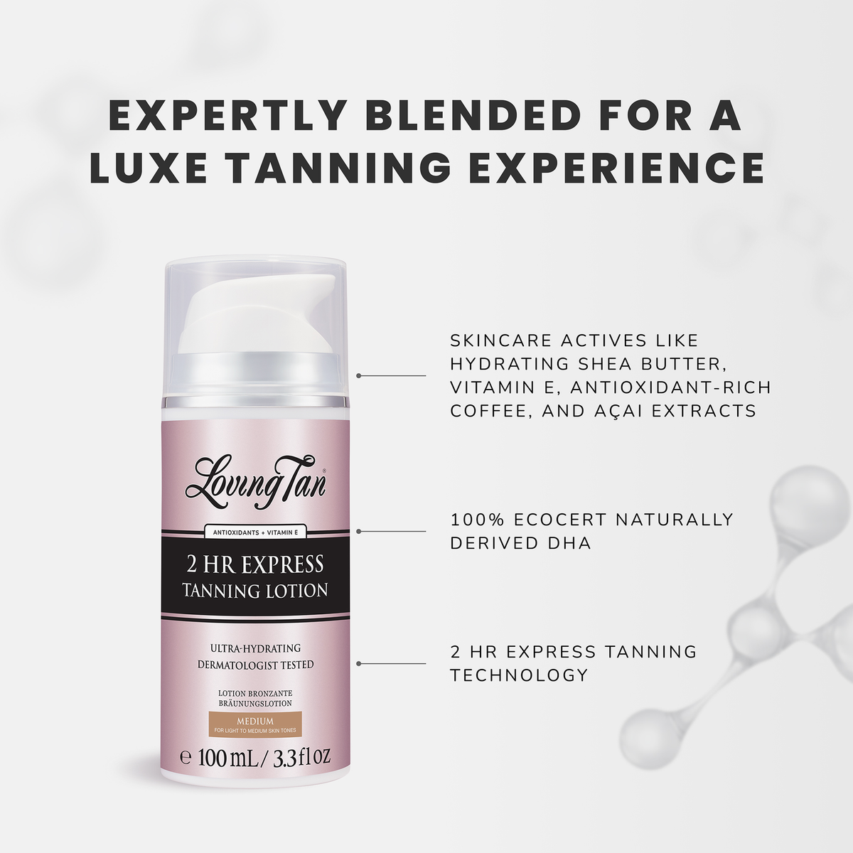 2 HR Express Tanning Lotion MEdiium | Loving Tan