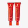 Zwei rote Tuben HAIRtamin Scalp Serum aus dem 2er-Bundle auf weißem Hintergrund.