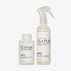 Das Ultimate Repair Mini Set von OLAPLEX bestehend aus dem N°3 Hair Perfector und dem N°0 Intensive Bond Building Hair Treatment.