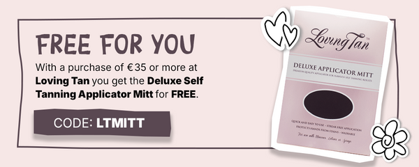 Aktion: Gratis Deluxe Self Tanning Applicator Mitt bei einem Einkauf ab 35 € bei Loving Tan; Code: LTMITT.