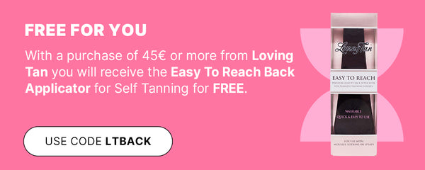 Easy To Reach Back Applicator For Self Tanning