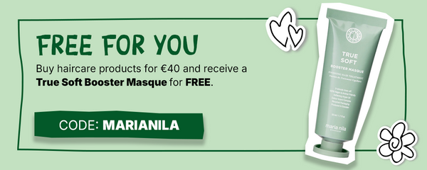 Aktion: Gratis Maria Nila True Soft Booster Masque beim Kauf von Haarpflege für 40 €, Code: MARIANILA.