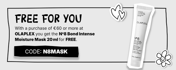 Aktion: Gratis No.8 Bond Intense Moisture Mask 20ml bei Bestellungen ab 60 € bei OLAPLEX mit dem Code N8MASK.
