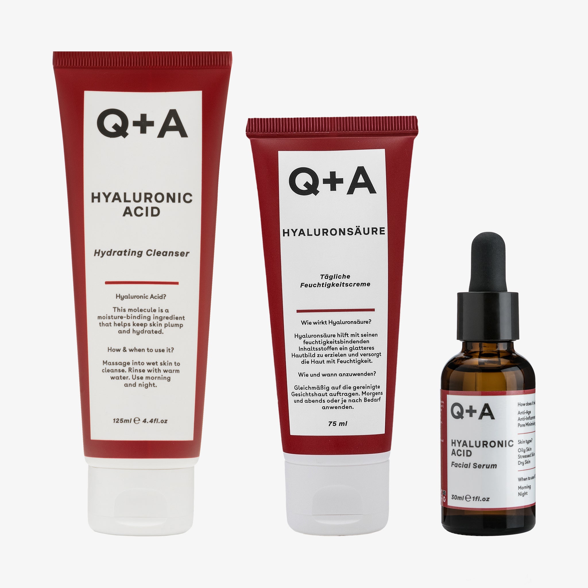 Q + A Skin Hyaluronic Trio (230ml)