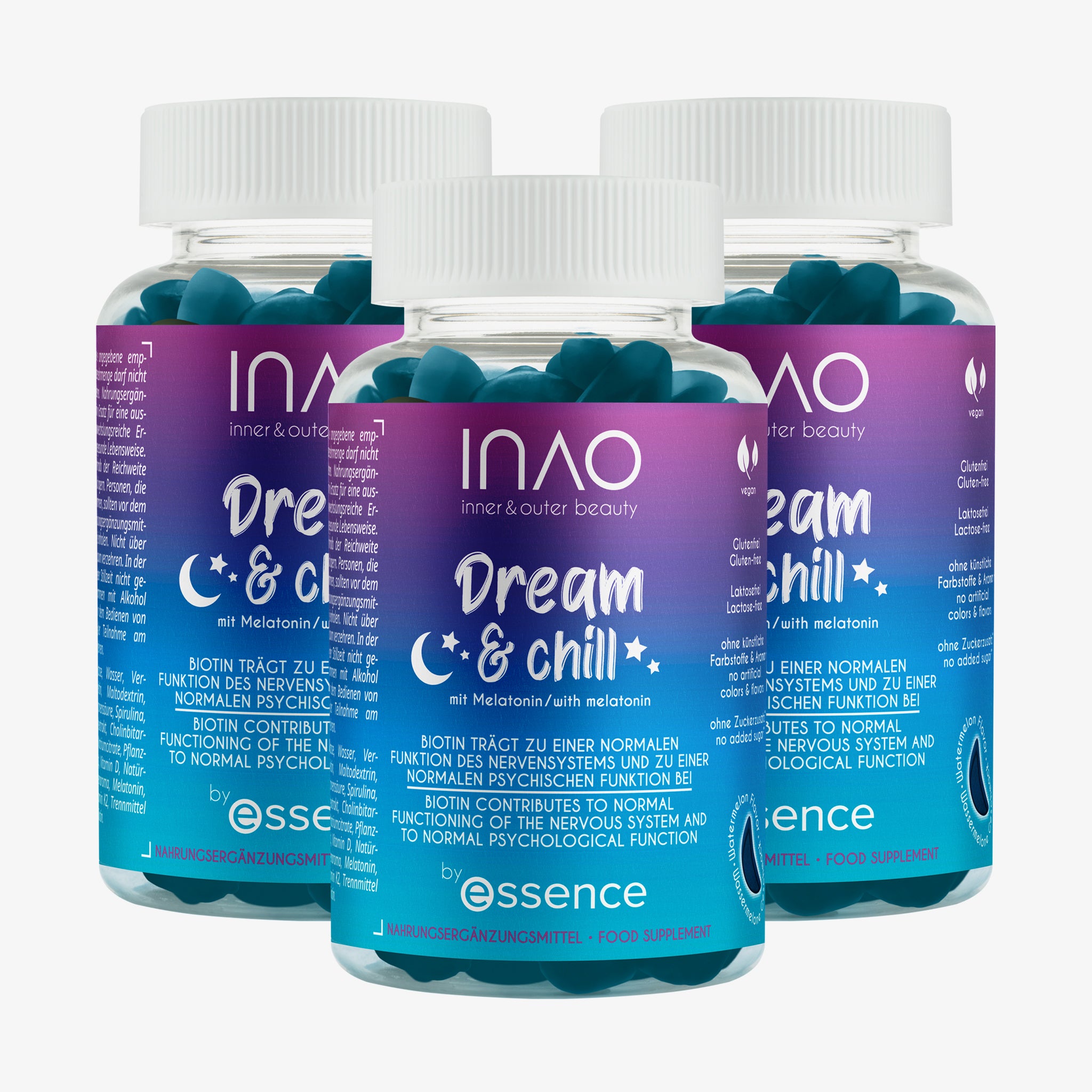 INAO by Essence Dream And Chill Gummies 3 Month Bundle