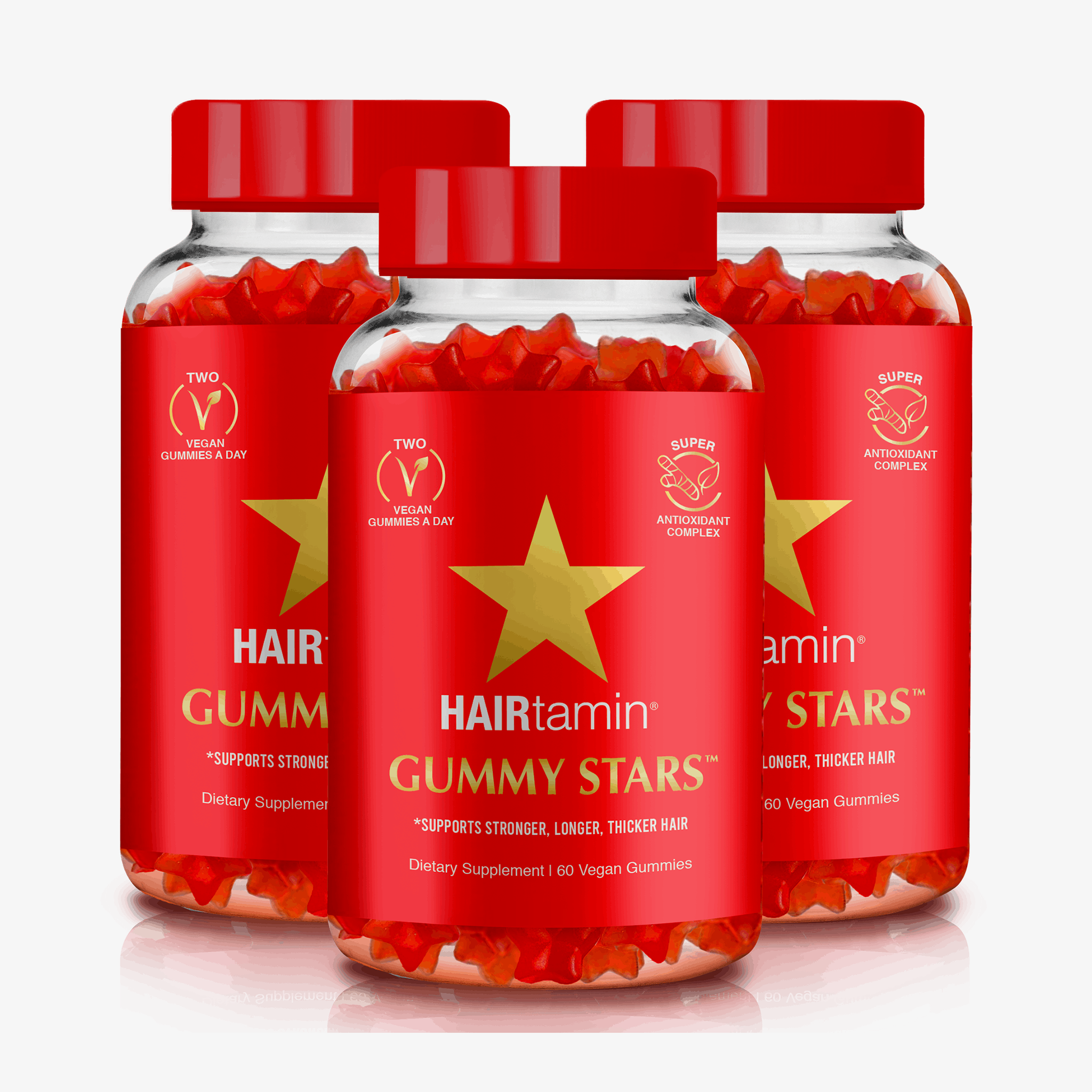 HAIRtamin Gummy Stars™ 3 Month Bundle