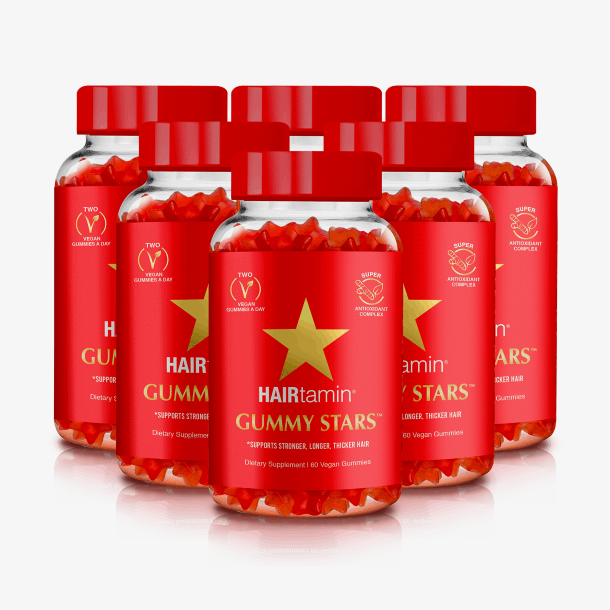 HAIRtamin Gummy Stars™ 6 Month Bundle