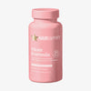 Eine rose Flasche HAIRtamin Mom Formula auf weißem Hintergrund.