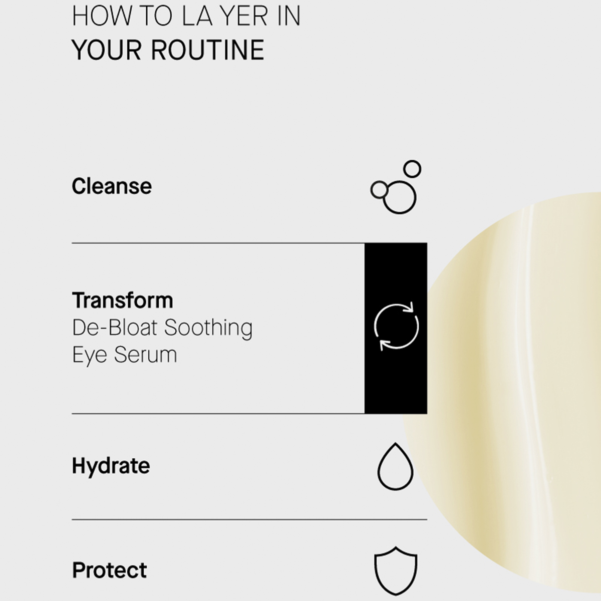 De-Bloat Soothing Eye Serum | Transparent Lab