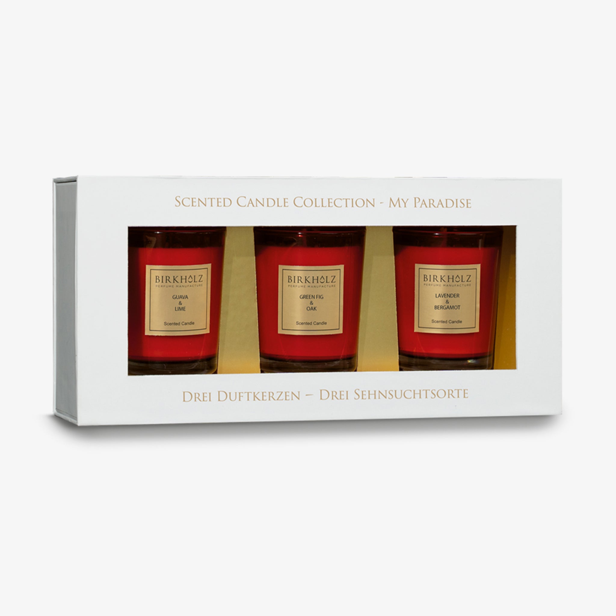 Birkholz Perfume Manufacture Mini Candle Set - My Paradise (180g)