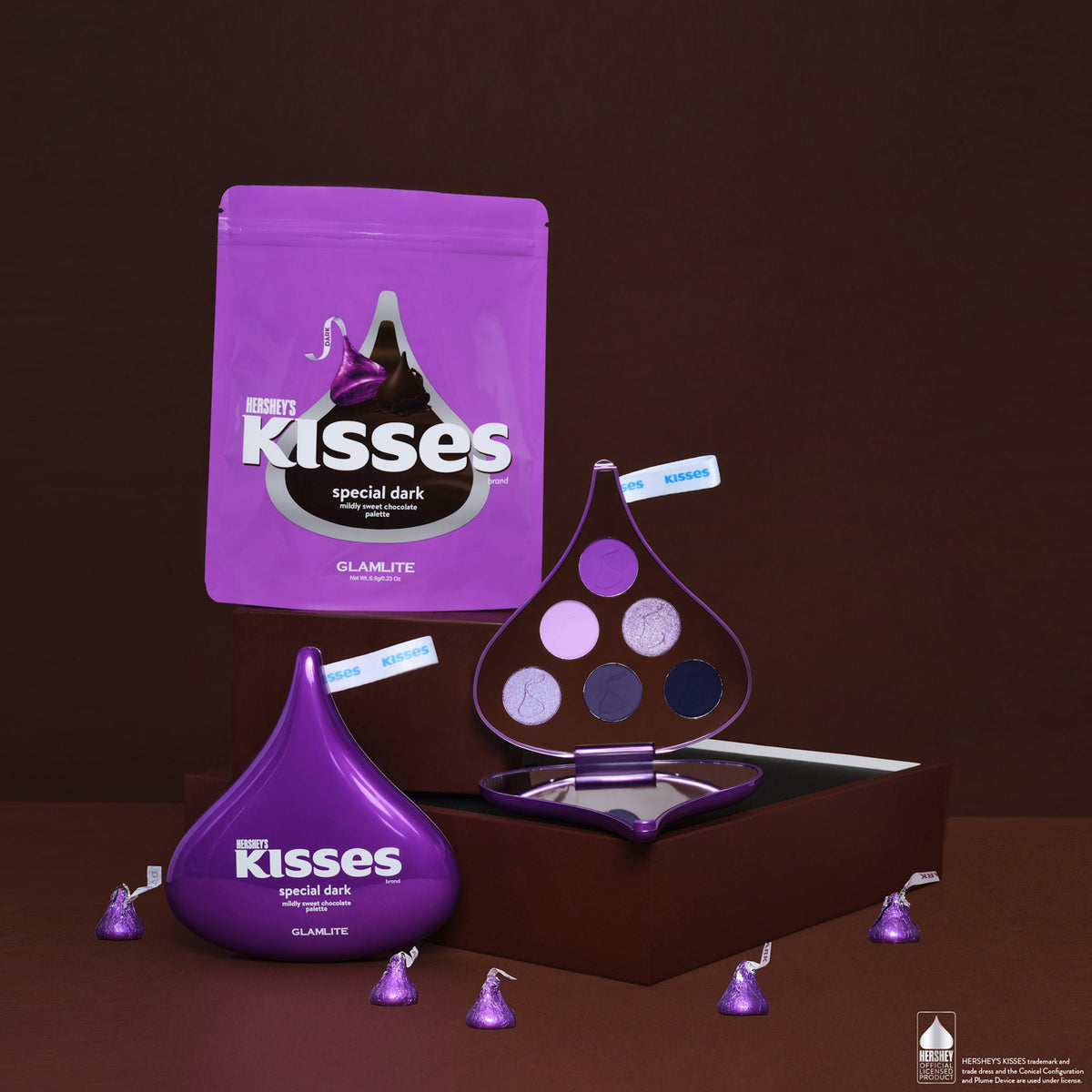 Hershey's Kisses x Glamlite Special Dark Palette