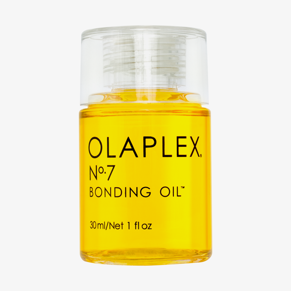 OLAPLEX No.7 Bonding Oil 30ml. Weißer Hintergrund.