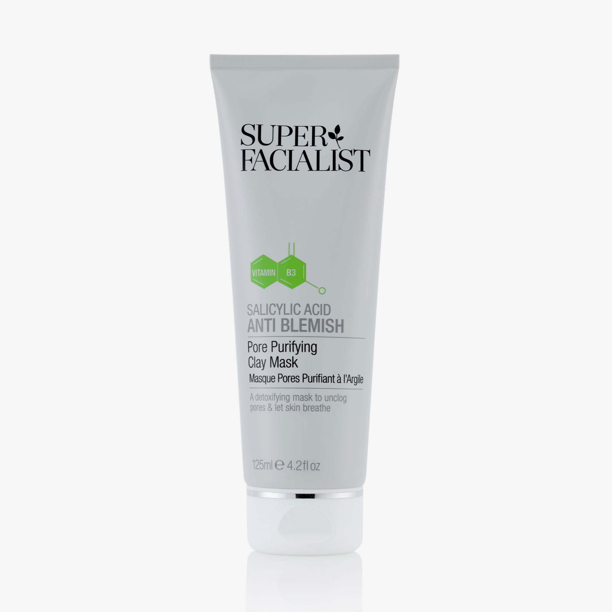 Super Facialist Salicylic Acid Anti Blem Pore Purifying Clay Mask (125ml)