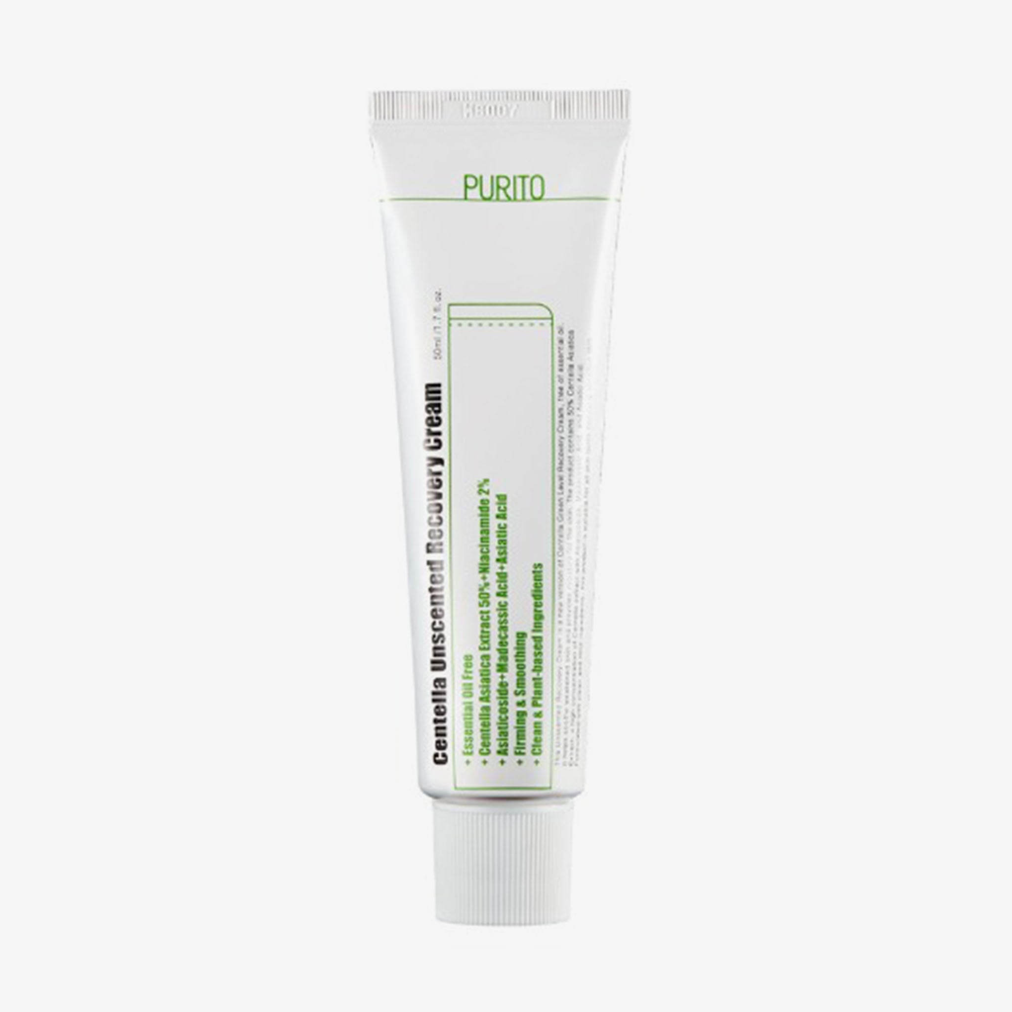 Purito Centella Unscented Recovery Cream (50ml)