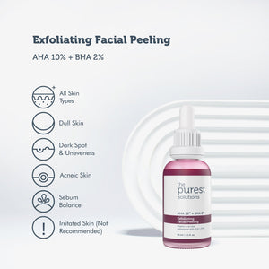 10% AHA + 2% BHA Exfoliating Facial Peeling