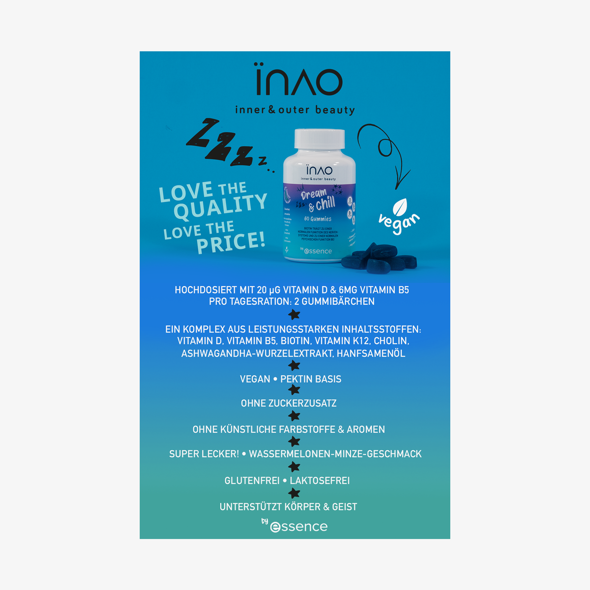 INAO by Essence | Dream And Chill Gummies