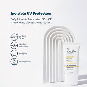 50+ SPF Invisible UV Protection Daily Intensive Moisturizer Sunscreen