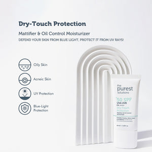 50+ SPF UVA/UVB Dry-Touch Protection Mattifier & Oil Control Moisturizer Sunscreen